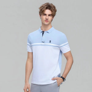 Contrast Stripe Polo
