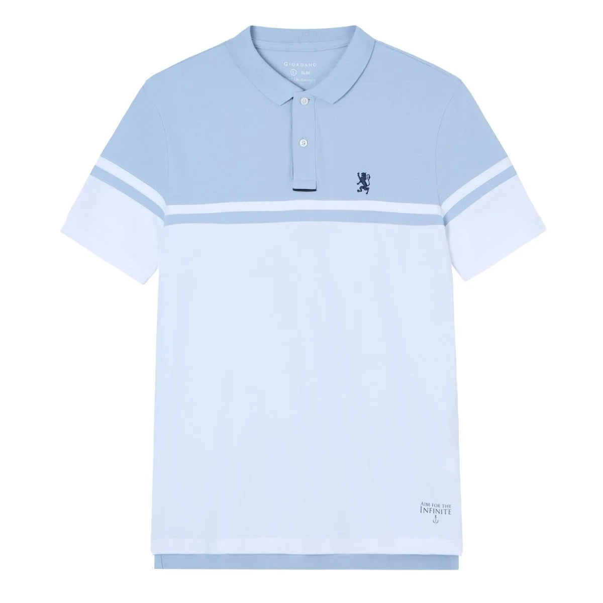 Contrast Stripe Polo