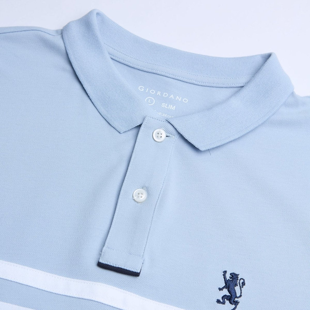 Contrast Stripe Polo