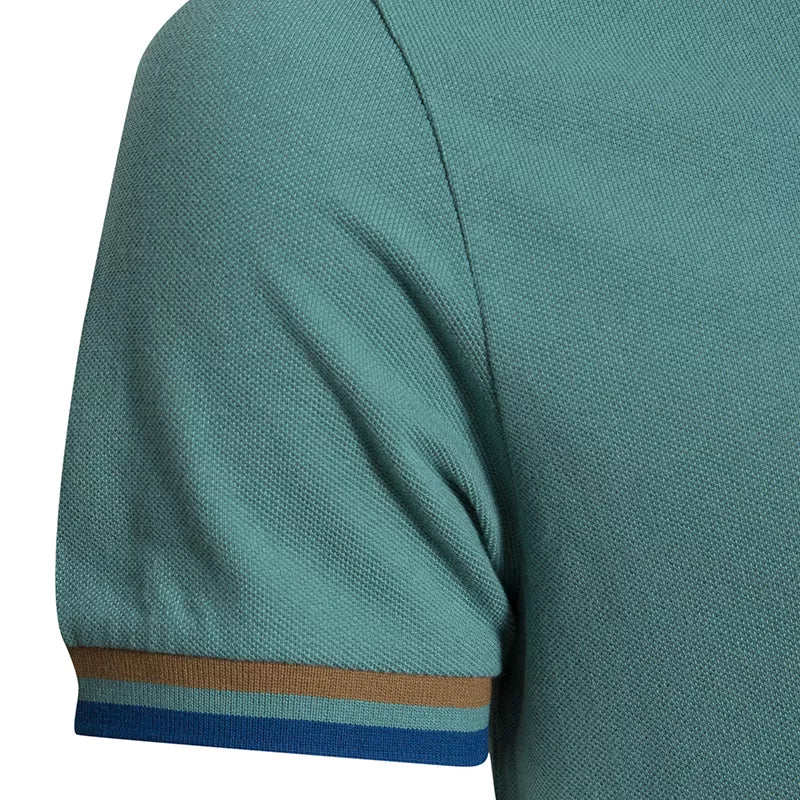 Performance Polo With Small Lion Embroidery (Slim Fit)