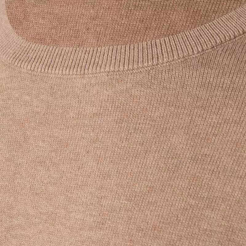 Solid Crewneck Rib Sweater