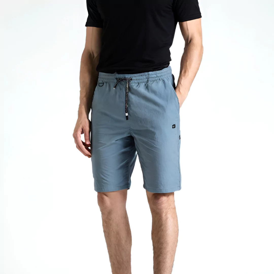 Mid-Rise Regular Fit Drawstring Shorts