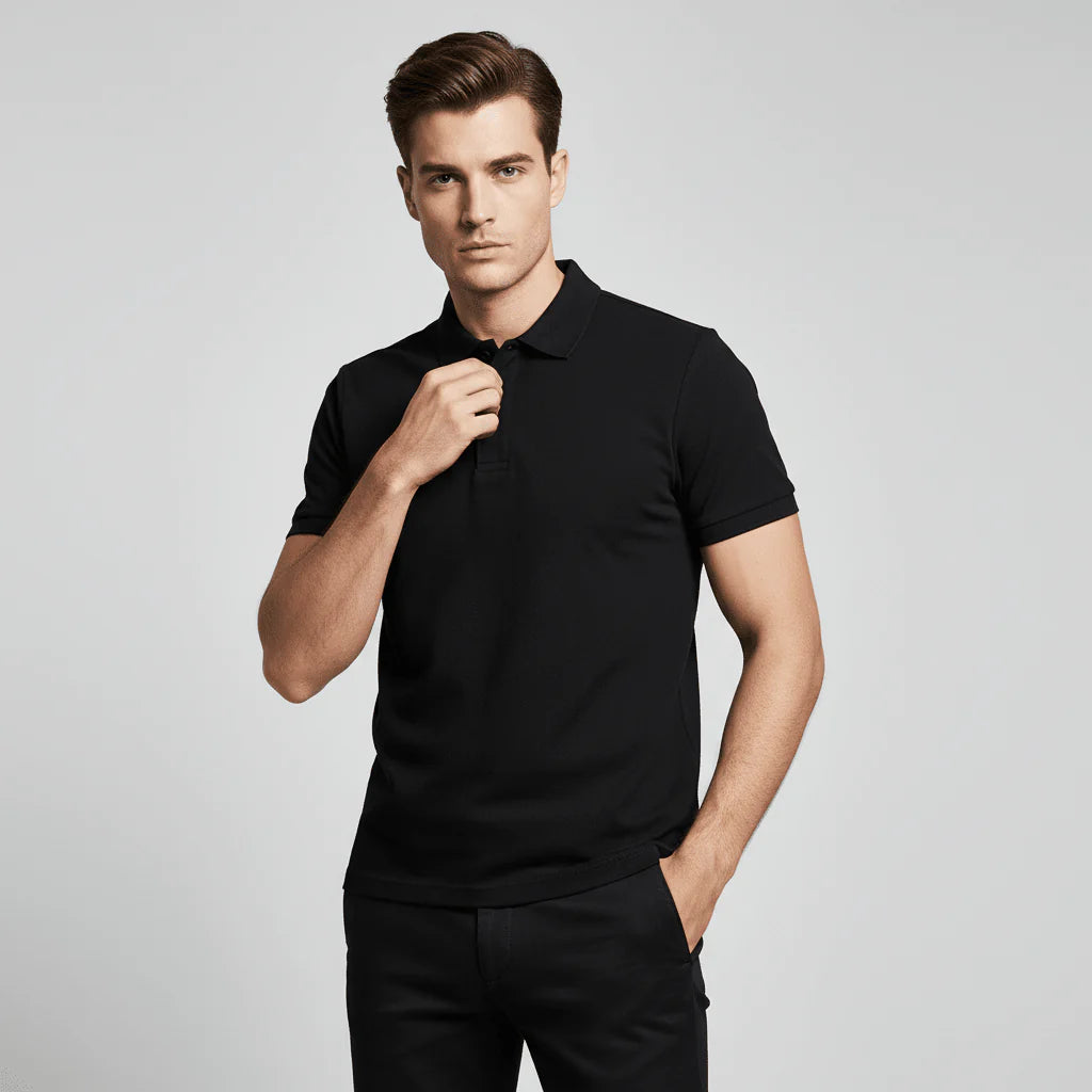 Solid Cotton Lycra Polo