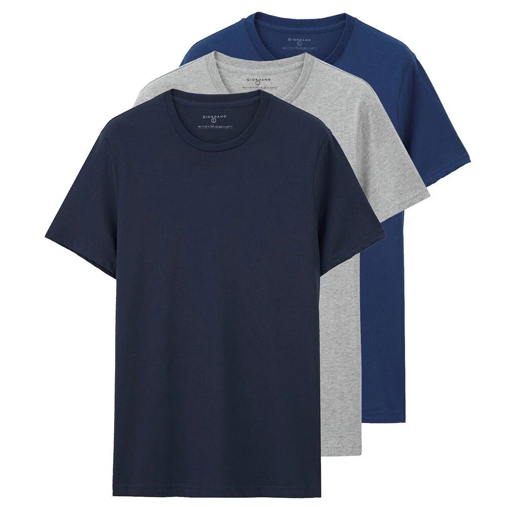 Solid Crewneck Basic Tee (3 Pack)