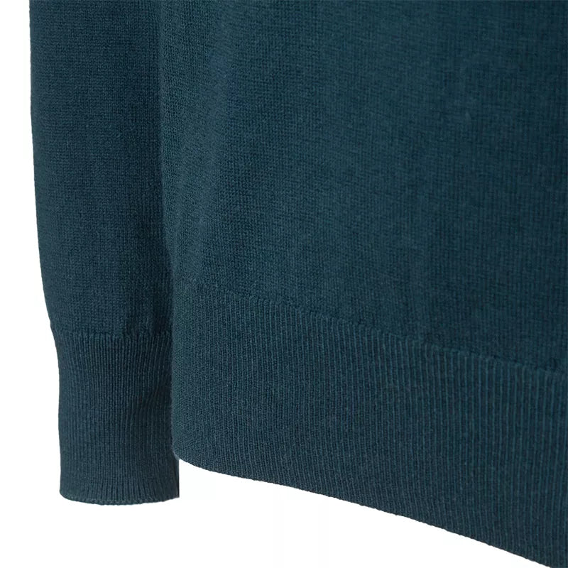 Solid Round Neck Anti-Static Sweater