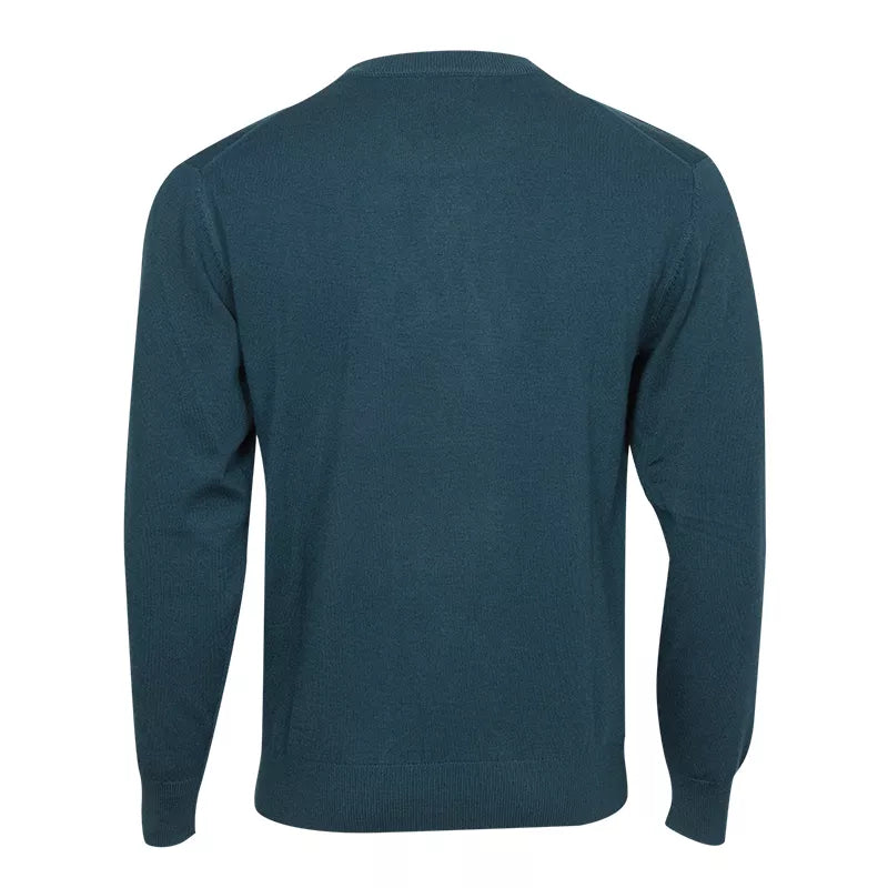Solid Round Neck Anti-Static Sweater