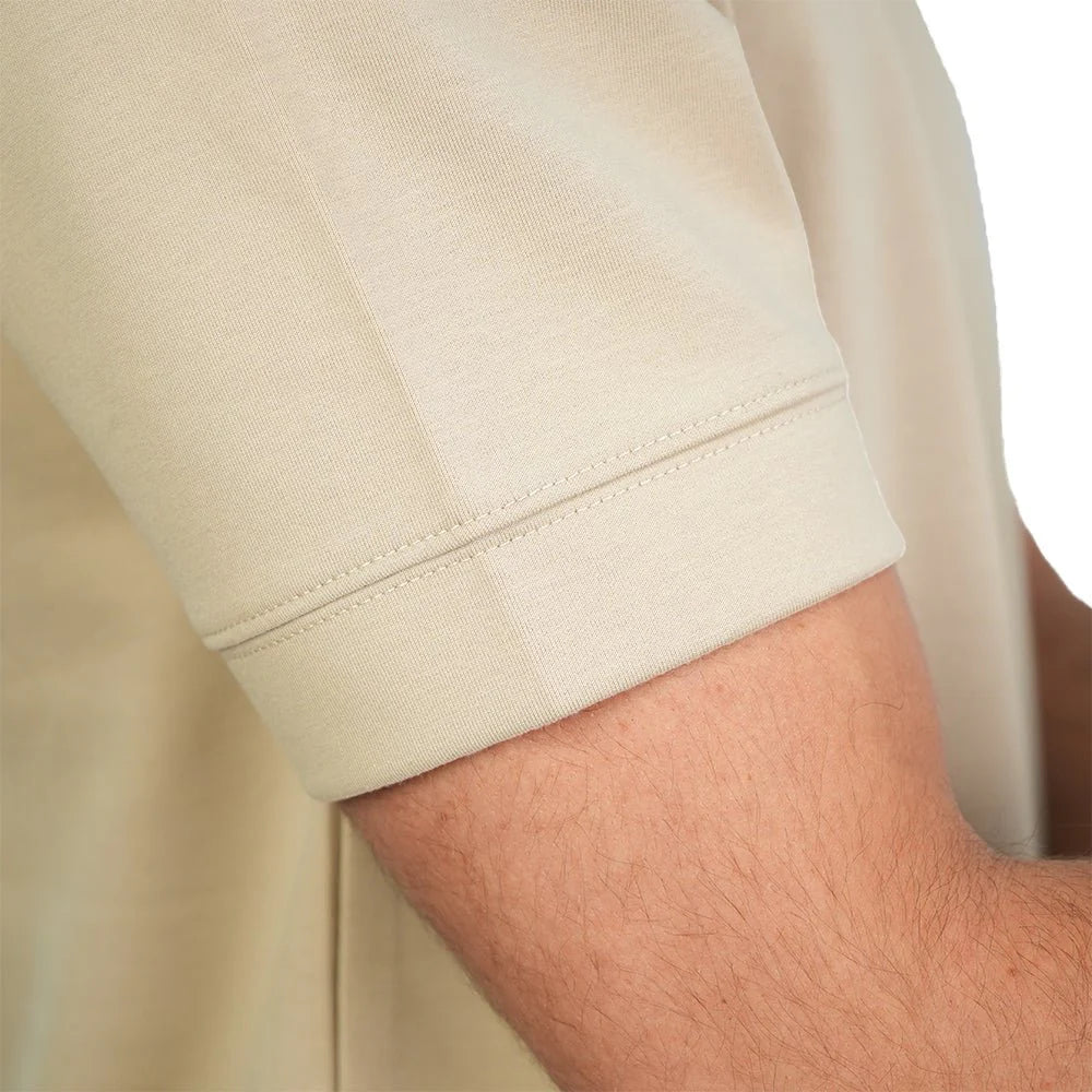 Relaxed Interlock Crew Neck Tee With Embroidery