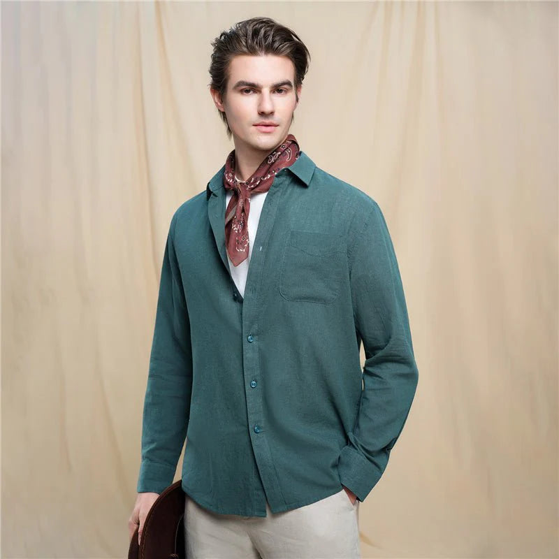 Linen Cotton Solid Shirt