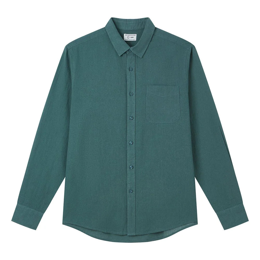Linen Cotton Solid Shirt