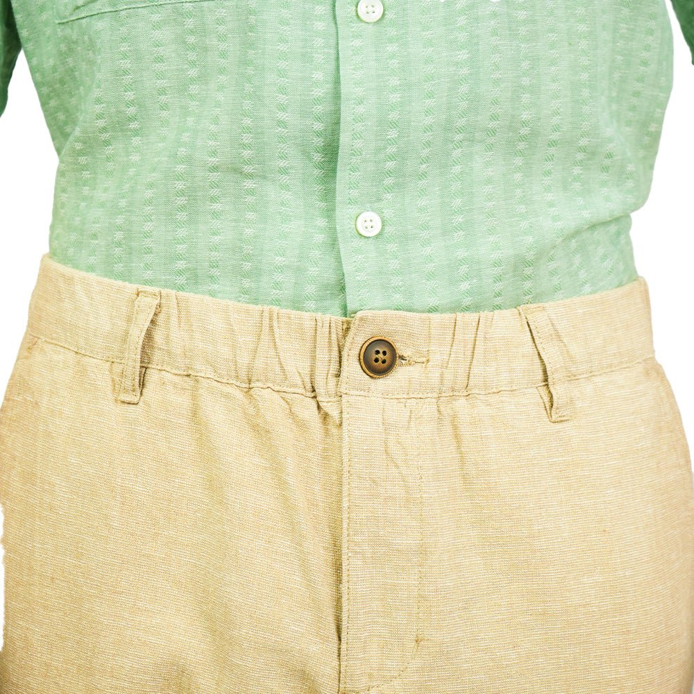 Linen Cotton Khakis (Slim Taper)