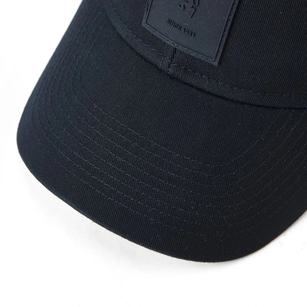 Unisex Cotton Rubber Badge Baseball Cap