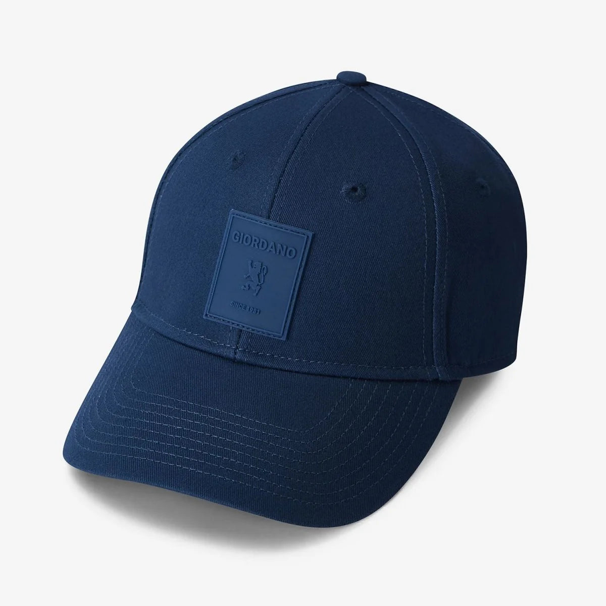 Unisex Cotton Rubber Badge Baseball Cap