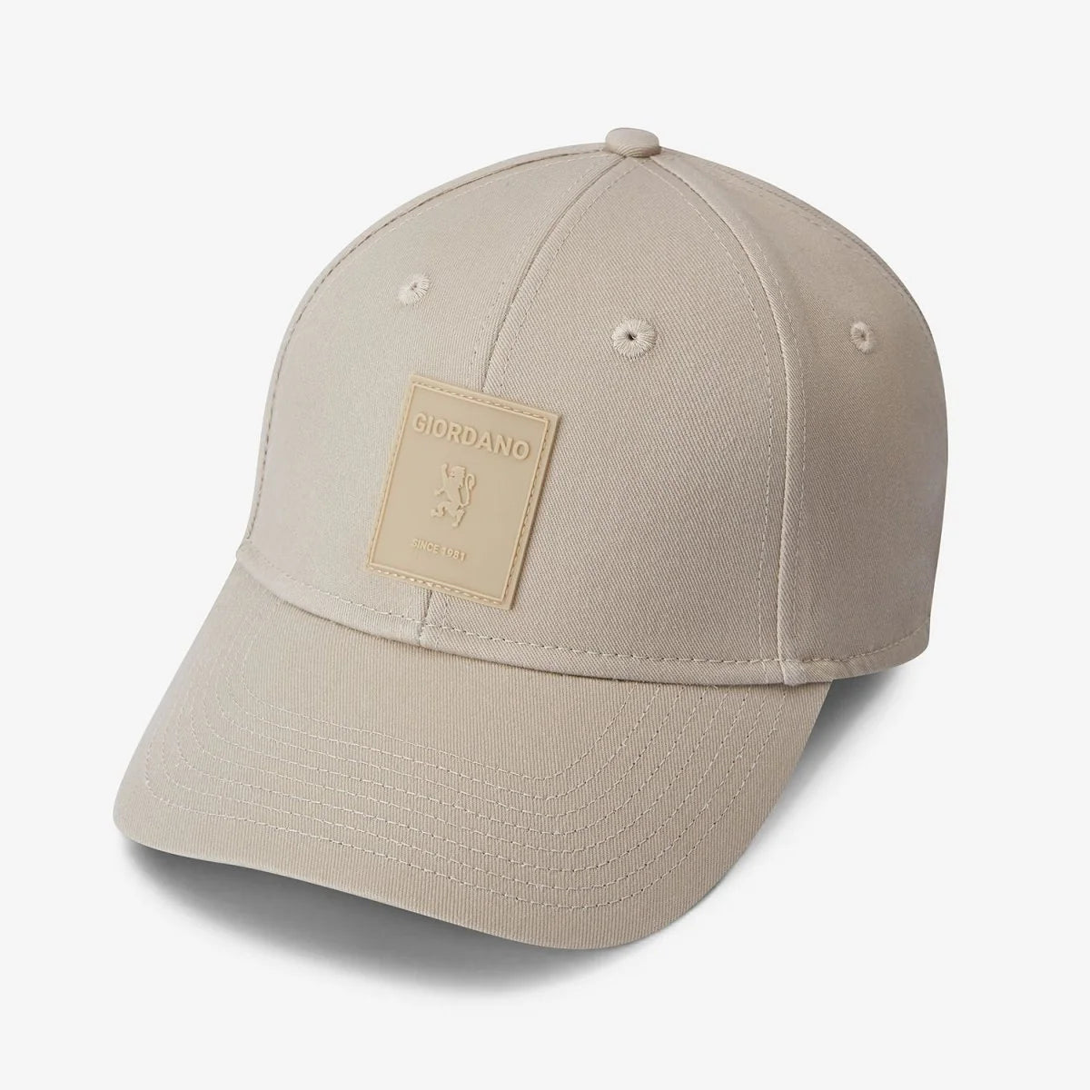 Unisex Cotton Rubber Badge Baseball Cap