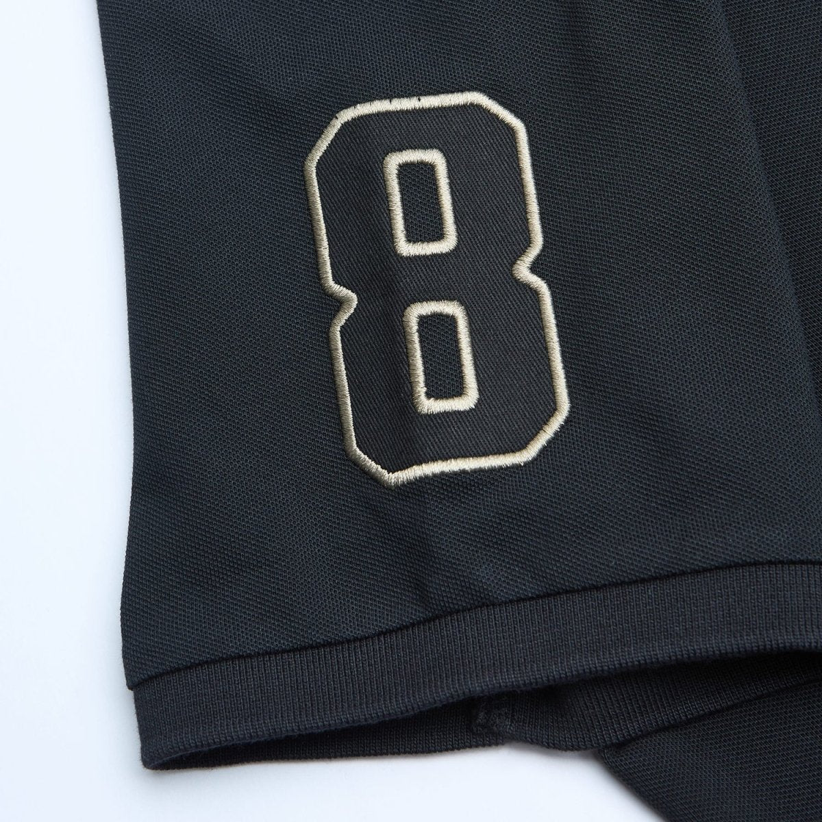 Slim Pique Polo With 3D Lion Embroidery