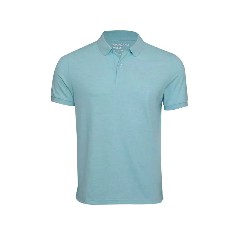 Solid Lycra Polo (Double Piping)