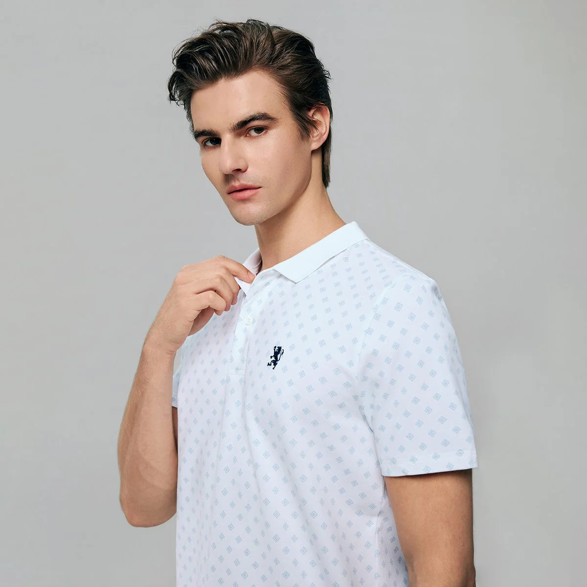 Small Napoleon All-Over-Print Polo