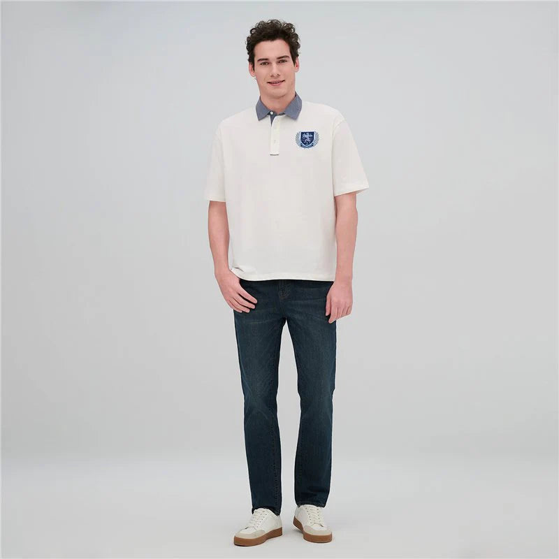 Relax Fit Bold Polo With Embroidery