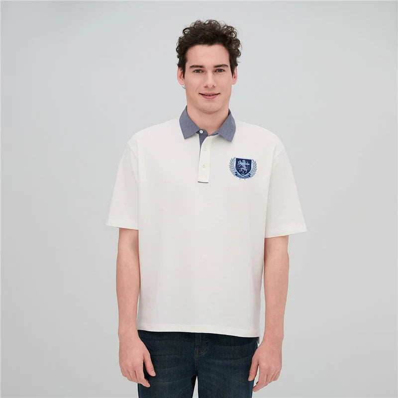 Relax Fit Bold Polo With Embroidery