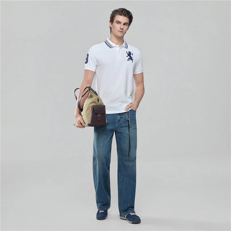3D Lion Embroidery Polo (Exclusive)