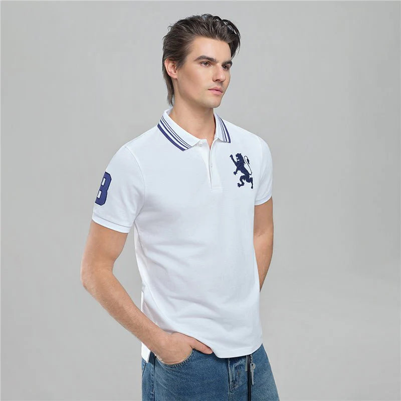 3D Lion Embroidery Polo (Exclusive)
